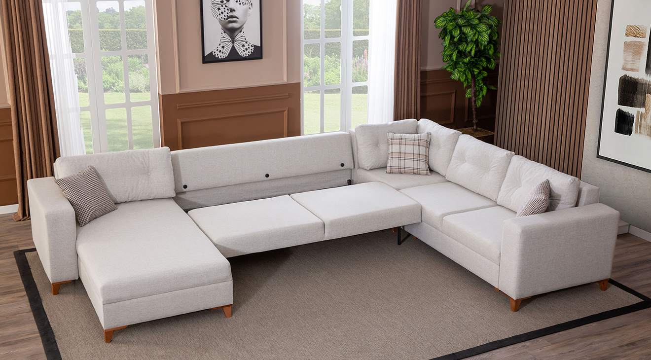 Kumsal U Köşe Koltuk Takımı Köşe Koltuk