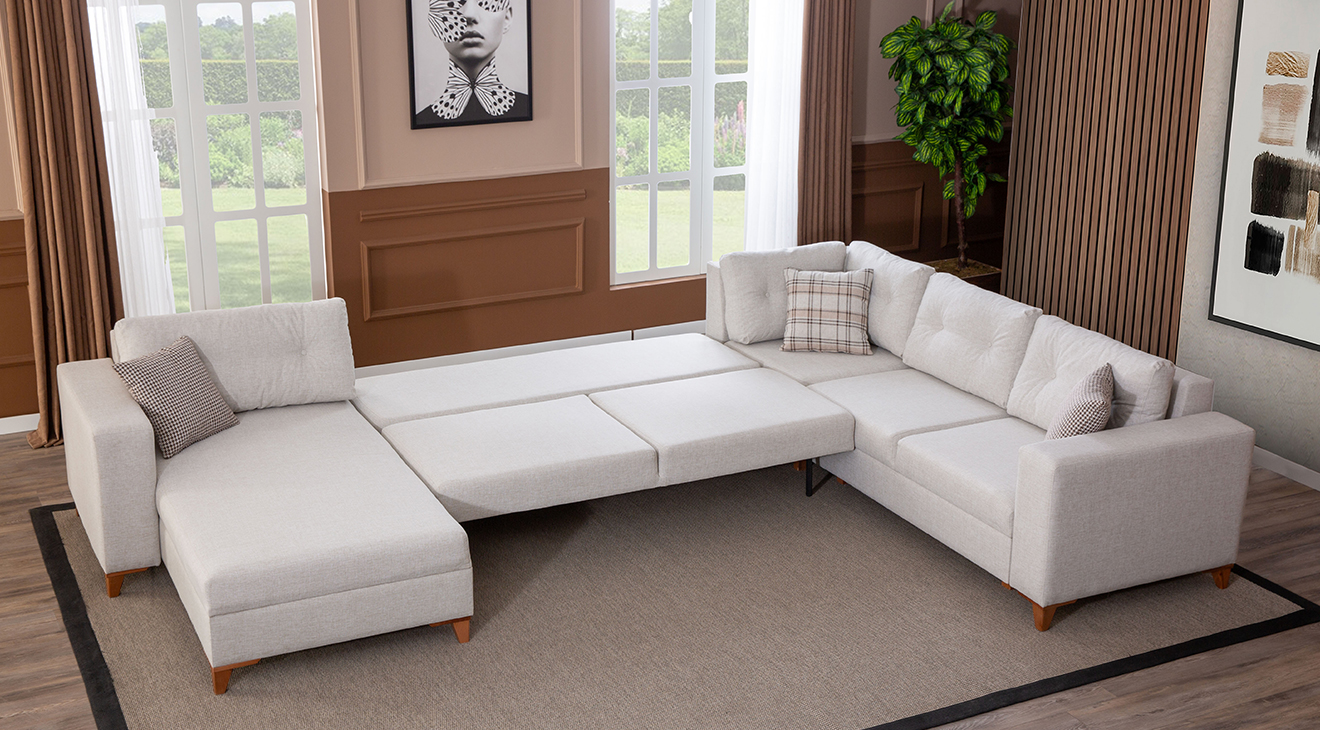 Kumsal U Köşe Koltuk Takımı Köşe Koltuk