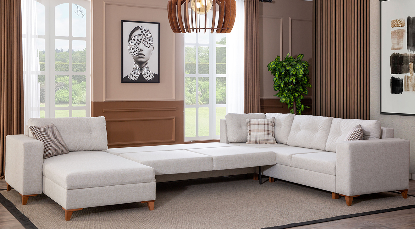 Kumsal U Köşe Koltuk Takımı Köşe Koltuk