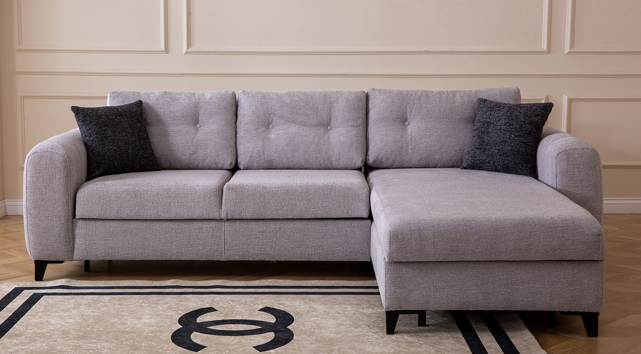 Cemre Yataklı Sandıklı Köşe Koltuk Takımı Yataklı ve Sandıklı Koltuk Takımları