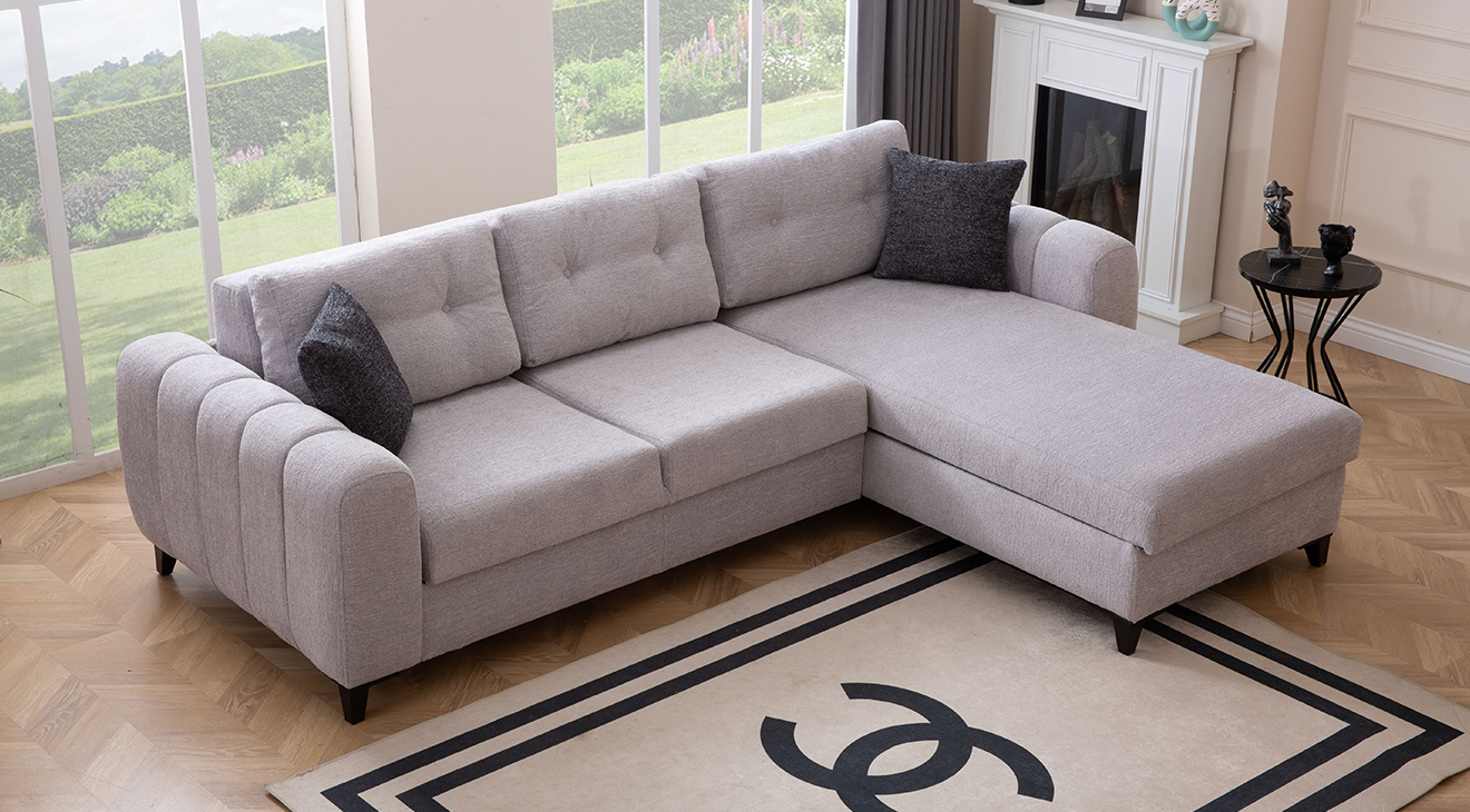 Cemre Yataklı Sandıklı Köşe Koltuk Takımı Yataklı ve Sandıklı Koltuk Takımları