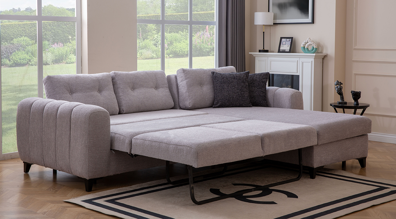 Cemre Yataklı Sandıklı Köşe Koltuk Takımı Yataklı ve Sandıklı Koltuk Takımları