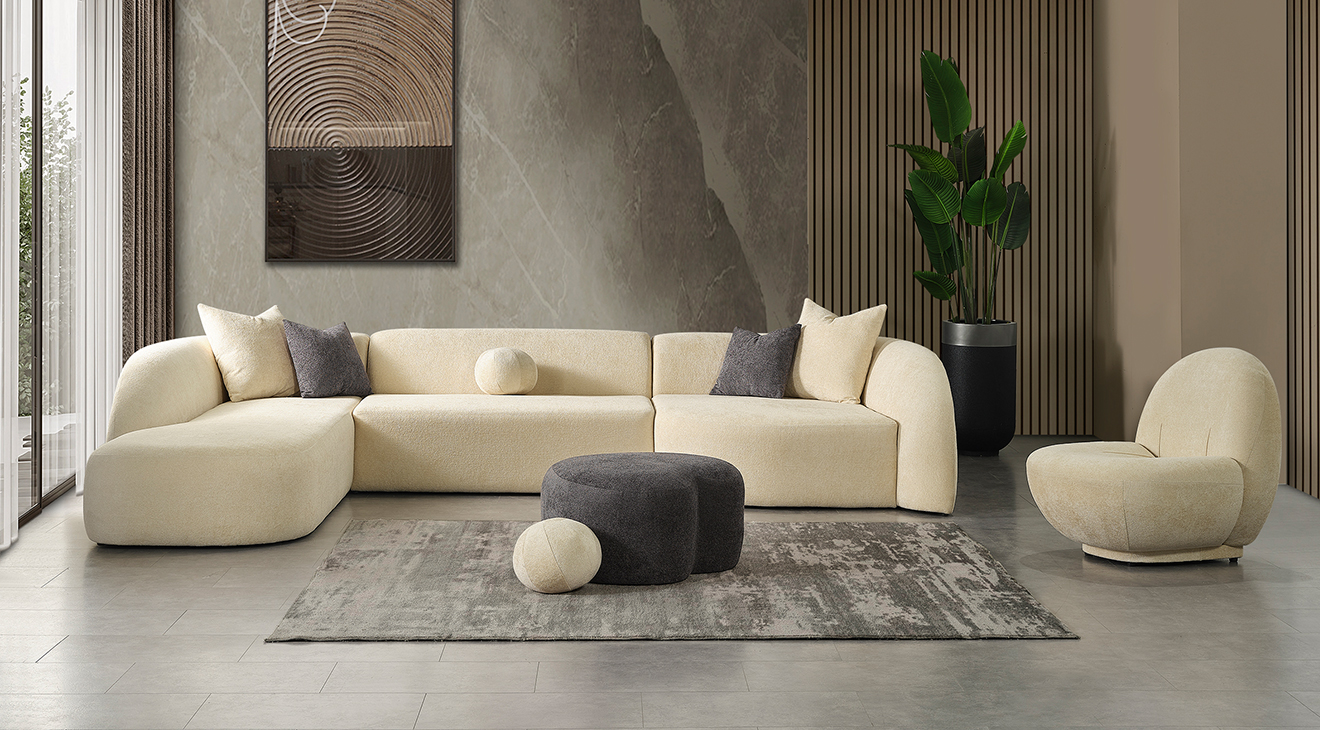 Love Kanepeli Köşe Koltuk Takımı Köşe Koltuk