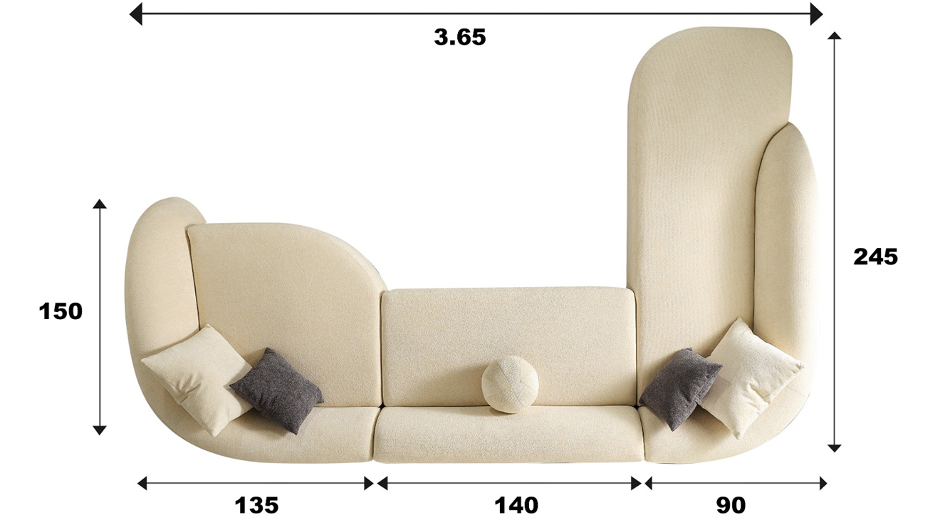 Love Kanepeli Köşe Koltuk Takımı Köşe Koltuk