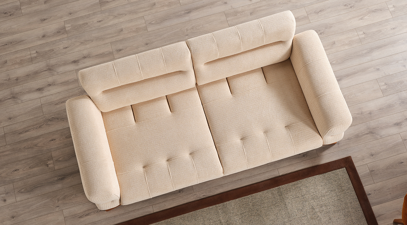 Octavia Yataklı Ahşap Ayaklı Koltuk Takımı Yataklı Koltuk Takımları