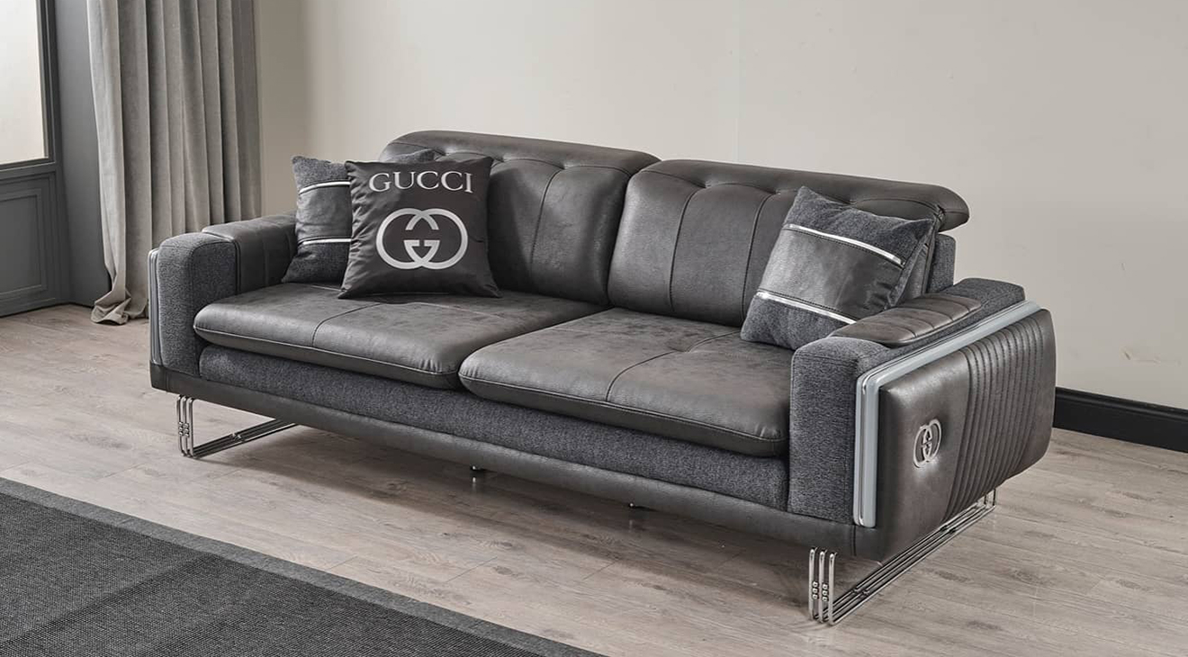 Gucci Metal Ayaklı Yataklı Koltuk Takımı Yataklı Koltuk Takımları