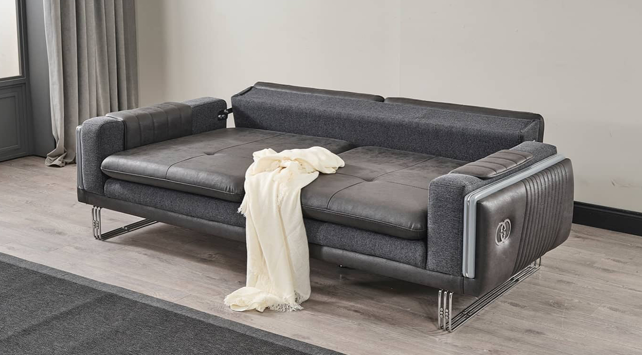 Gucci Metal Ayaklı Yataklı Koltuk Takımı Yataklı Koltuk Takımları