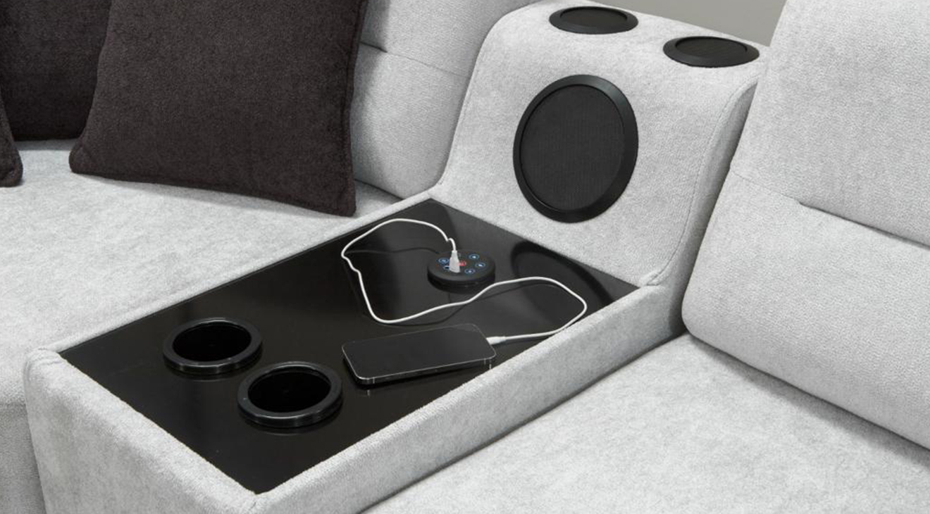 Lotus Yataklı Ses Sistemli Köşe Koltuk Takımı Yataklı KöşeTakımları