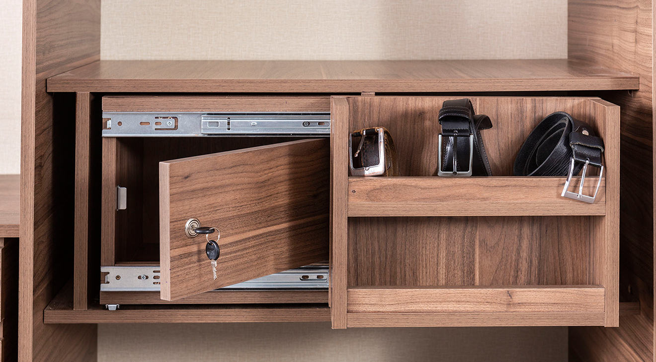 Alvin Ceviz 6 Kapaklı Yatak Odası Takımı Yatak Odası