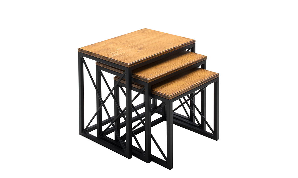 İron Zigon Sehpa Zigon Sehpa