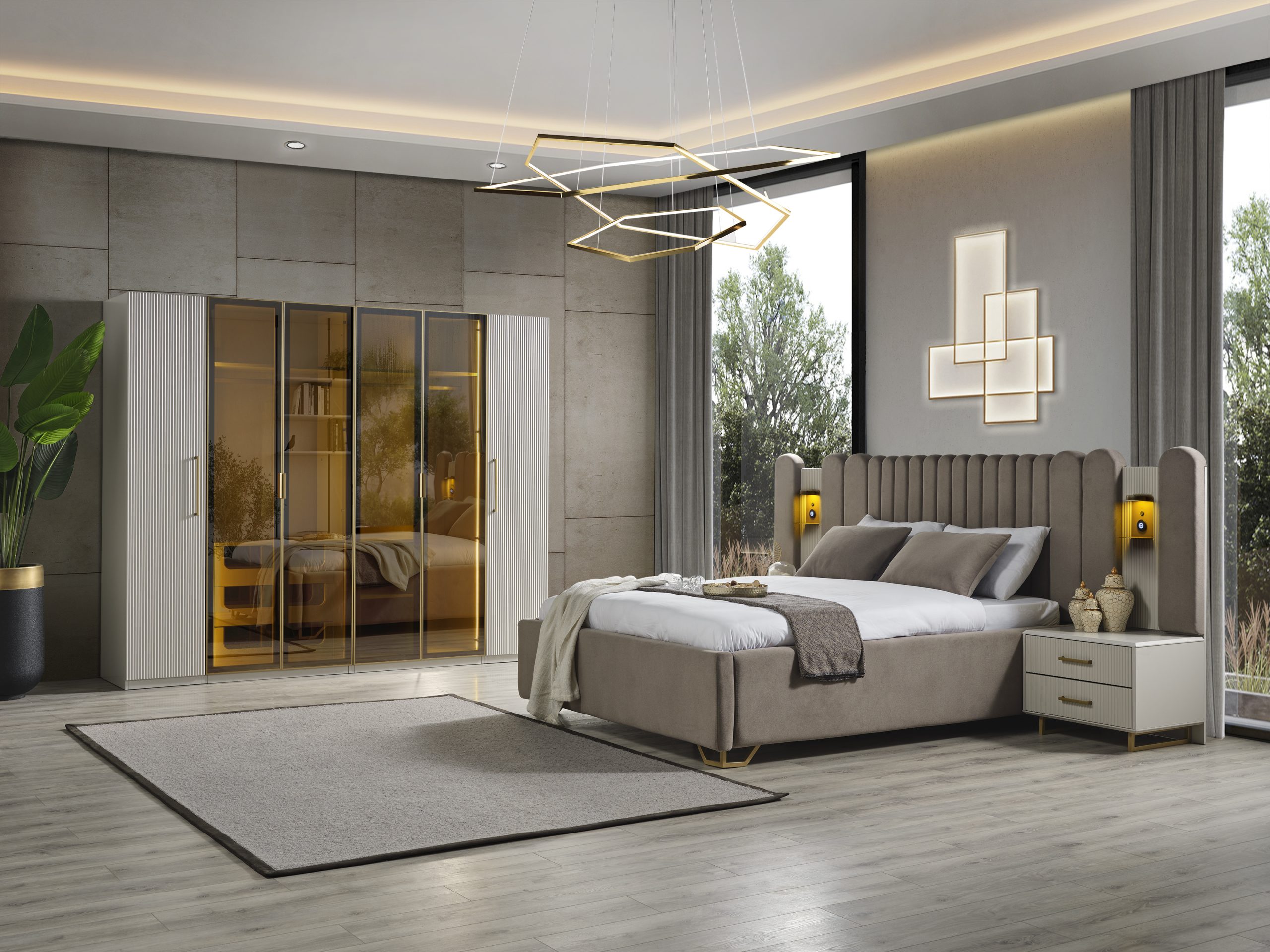 Gold Line Yatak Odası Yatak Odası