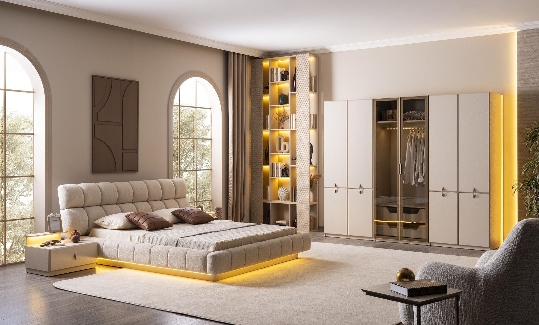 Viral Yatak Odası Yatak Odası