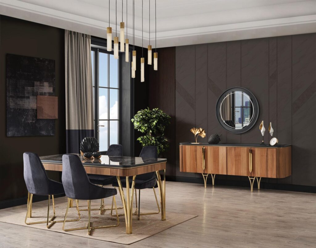 Alina Ceviz Yemek Odası Yemek Odası