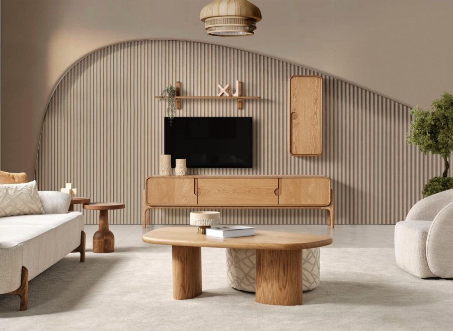 Oslo Meşe TV Ünitesi TV Ünitesi