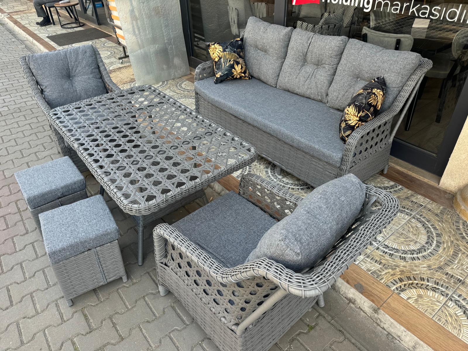 Rattan Bahçe Takımı Mutfak Masa Takımları
