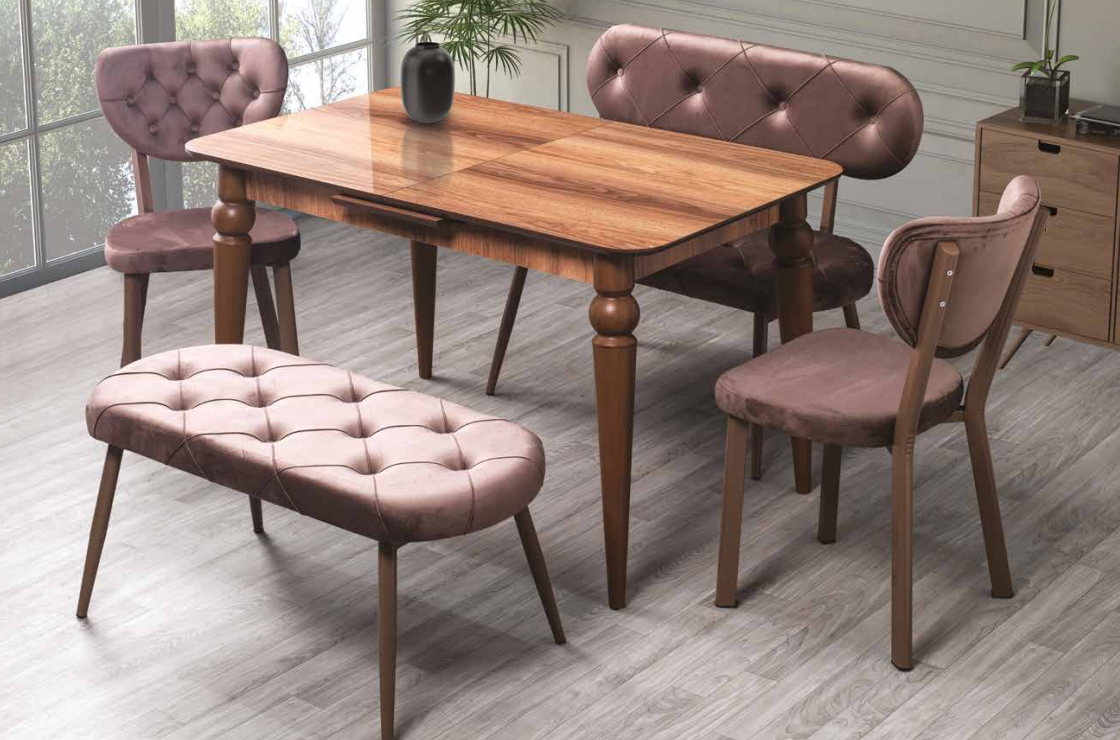 Elmalı Benç Takımı Mutfak Masa Takımları