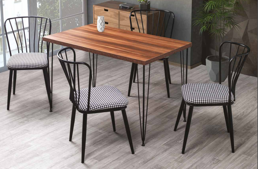 Retro Masa Takımı Mutfak Masa Takımları