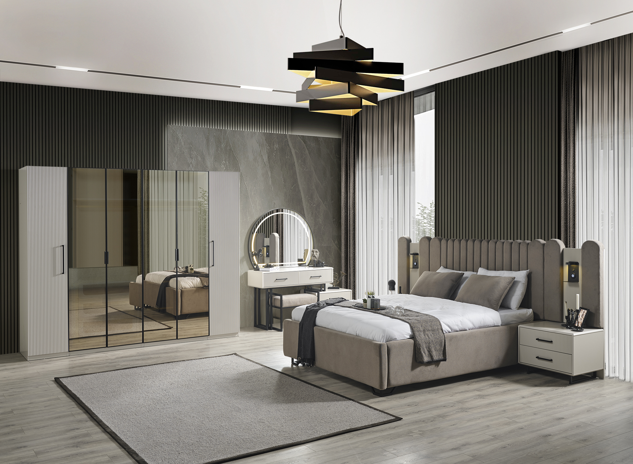 Black Line Yatak Odası Yatak Odası