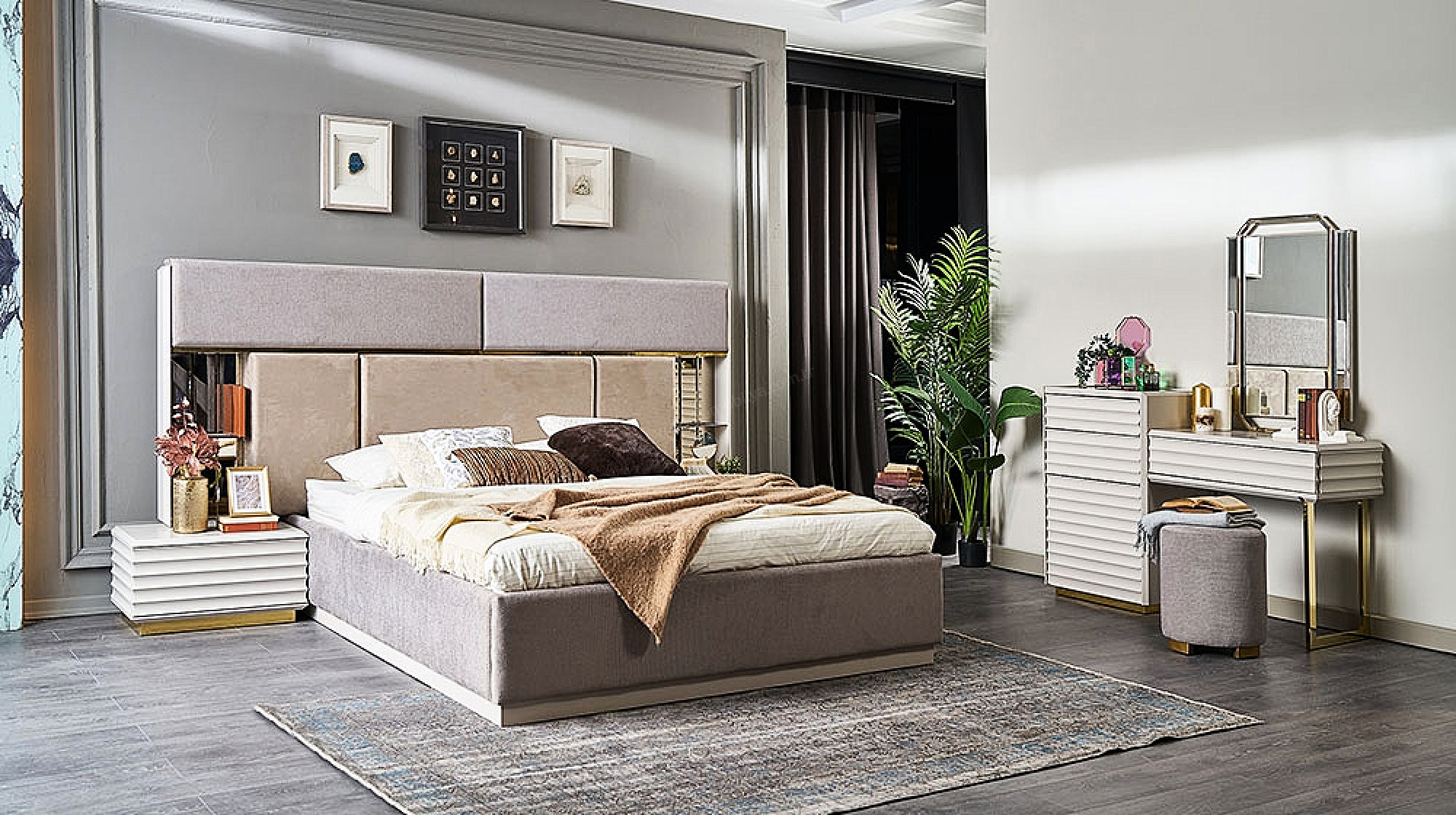 Verdona Modern Yatak Odası TakımıModern Yatak Odası
