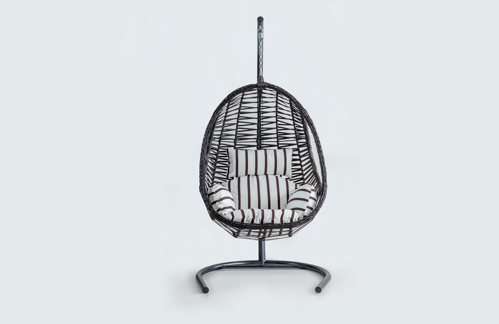 Rattan Bahçe - Balkon Salıncağı Kahve - Zebra Minder CV-12 Salıncak İndirimli Mobilya