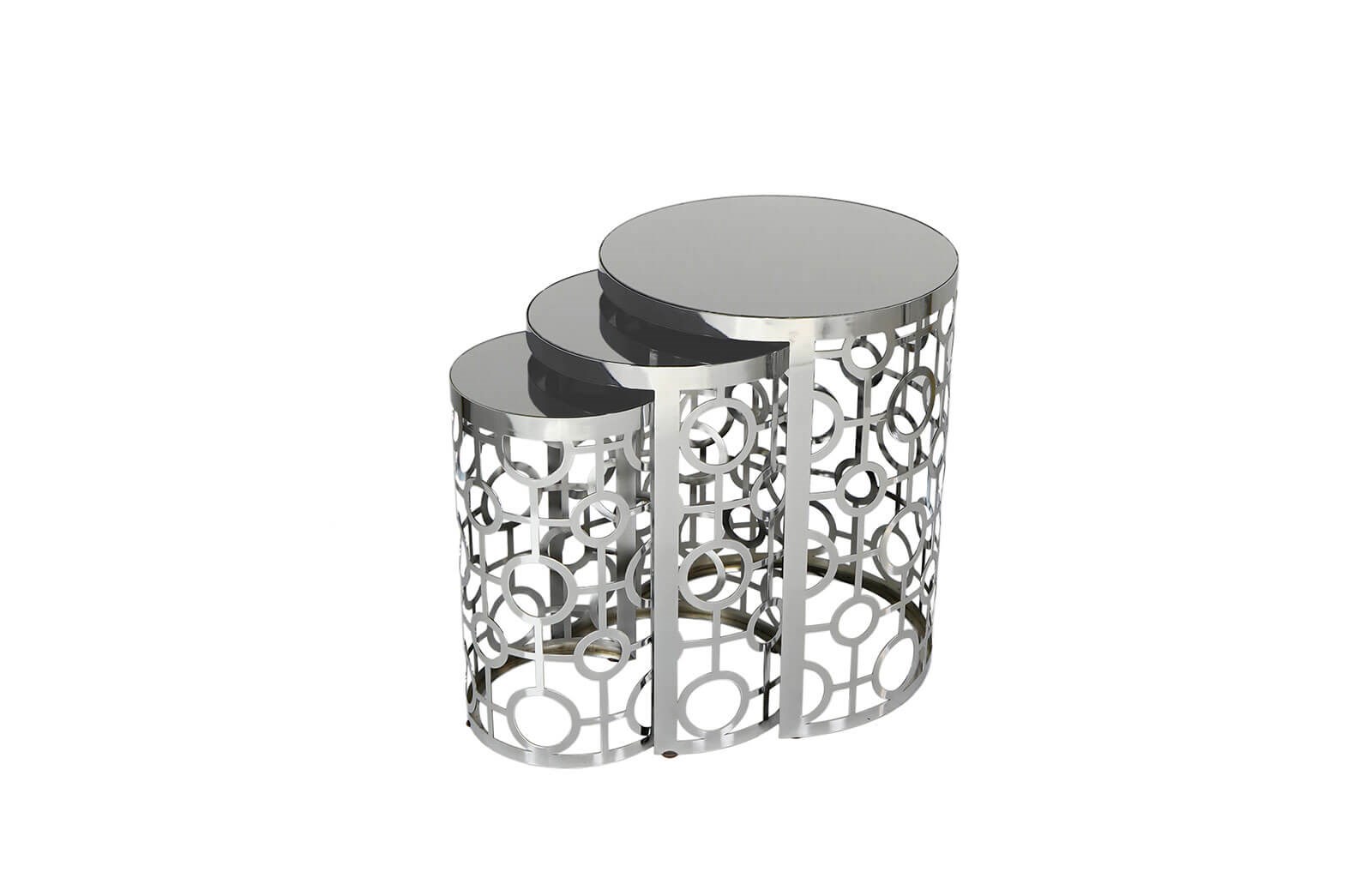 HR-8113 Kolye Zigon Sehpa Krom Zigon Sehpa