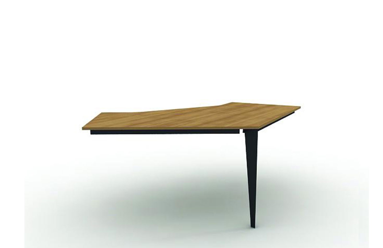 Beta 60 Derece Ofis Masası Tek Ayaklı 180 cm Ofis Masası