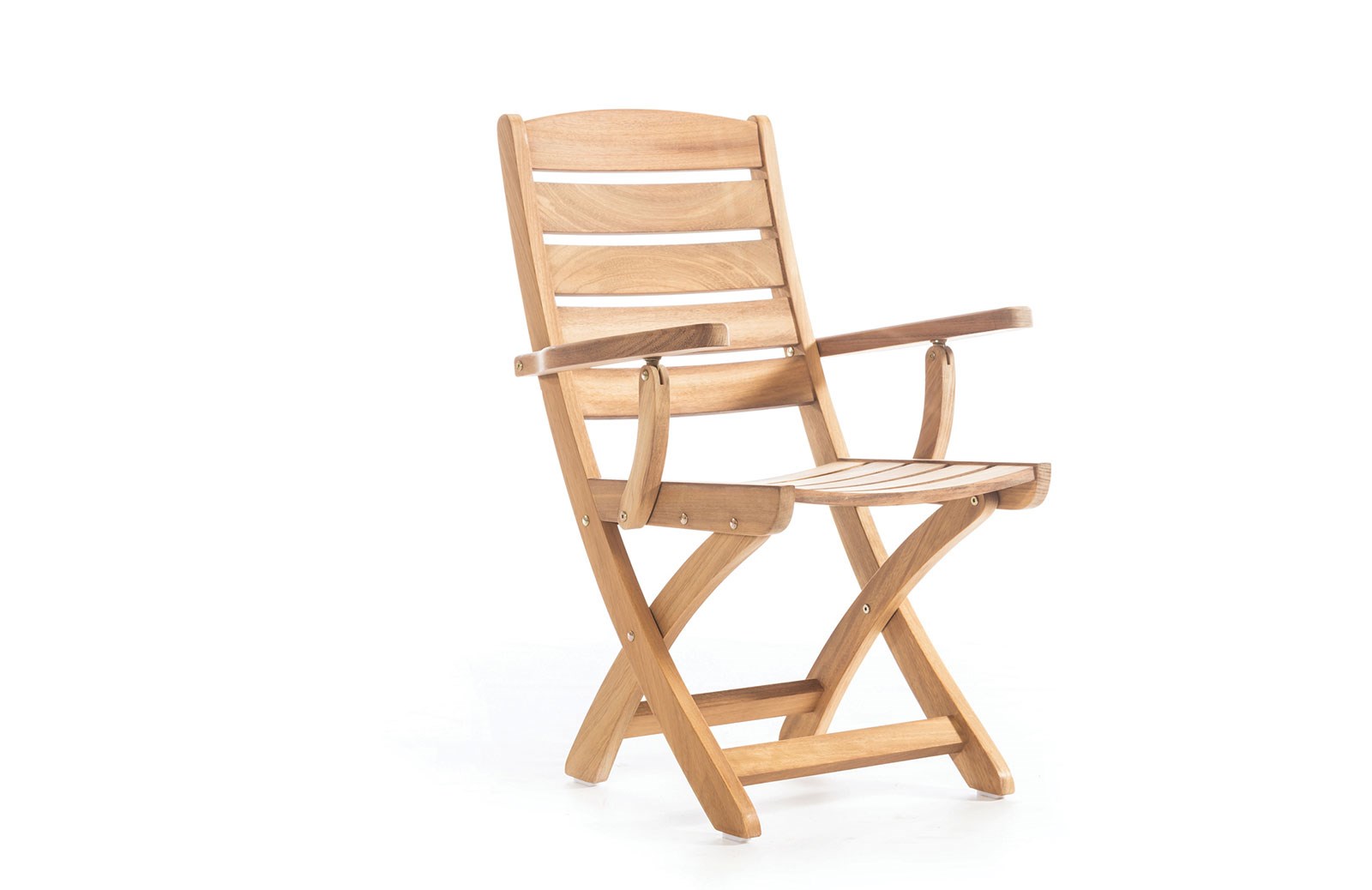 Ahşap Bahçe Sandalyesi Kollu 60 cm ER-1040 İndirimli Mobilya