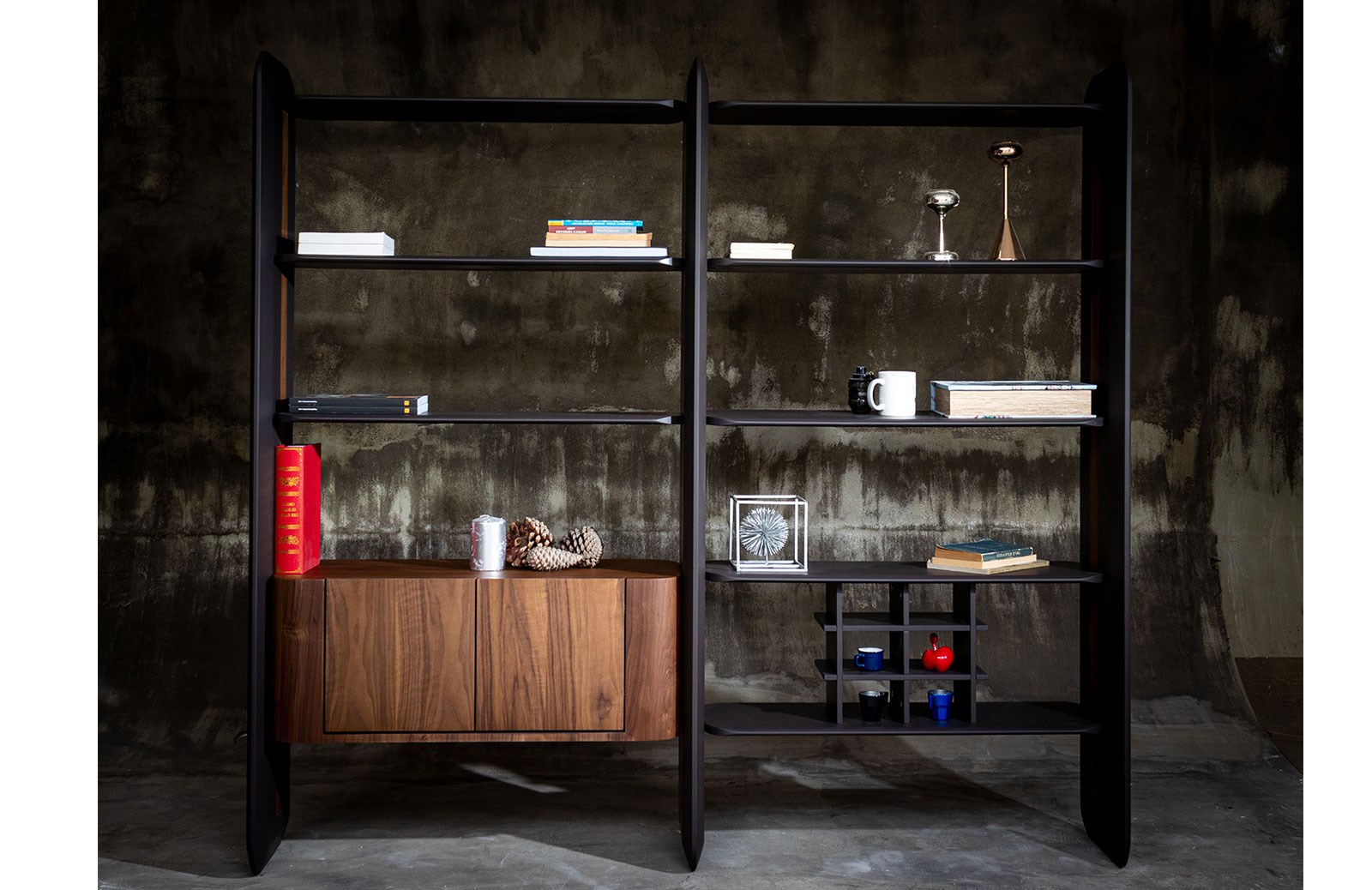 Kitaplık ENGC-TG-57369 Svr Wood & Loft Kitaplıklar