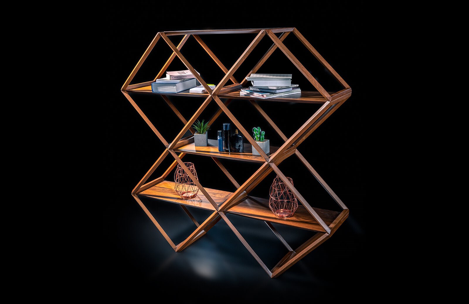 Puma Kitaplık Svr Wood & Loft Kitaplıklar