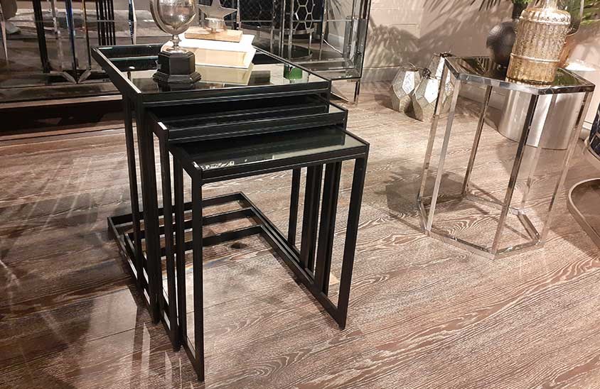 Z-318 Zigon Sehpa Siyah Zigon Sehpa