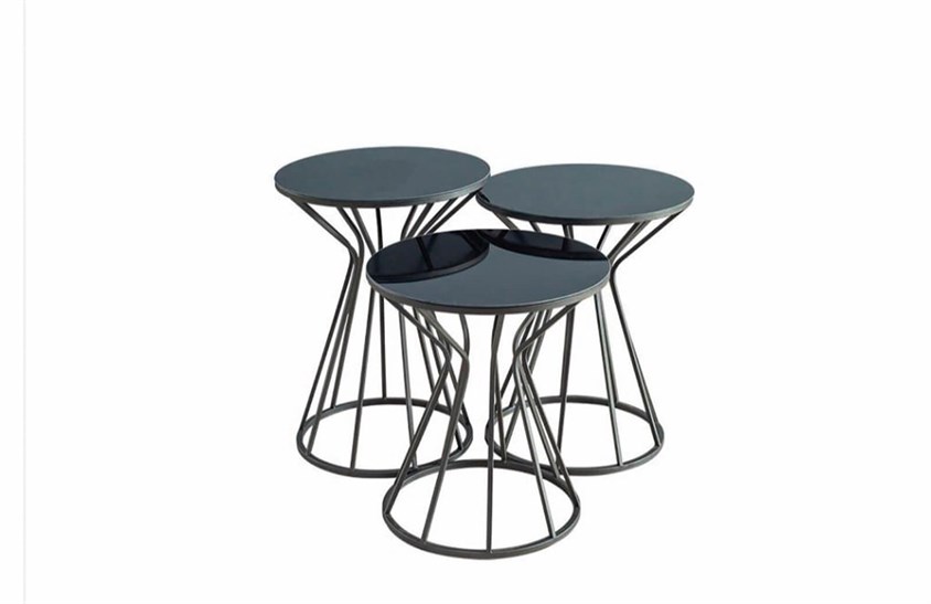 ENGC-MN515 Zigon Sehpa Gold Zigon Sehpa