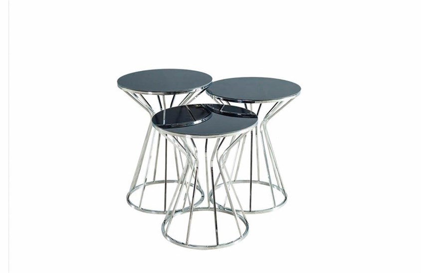 ENGC-MN515 Zigon Sehpa Gold Zigon Sehpa