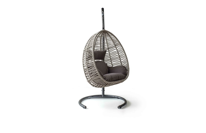 Rattan Bahçe - Balkon Salıncağı Vizon - Vizon Minder CV-07 Salıncak İndirimli Mobilya