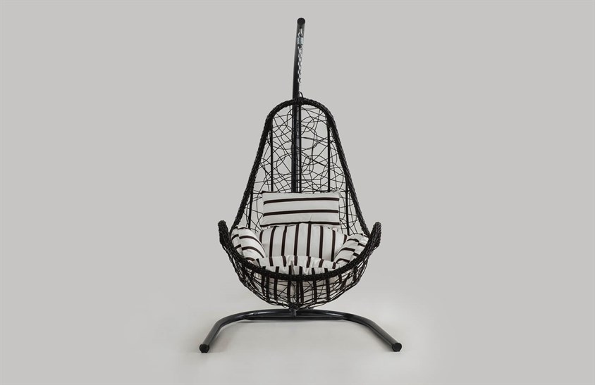 Rattan Bahçe - Balkon Salıncağı Kahve - Zebra Minder CV-30 Salıncak İndirimli Mobilya