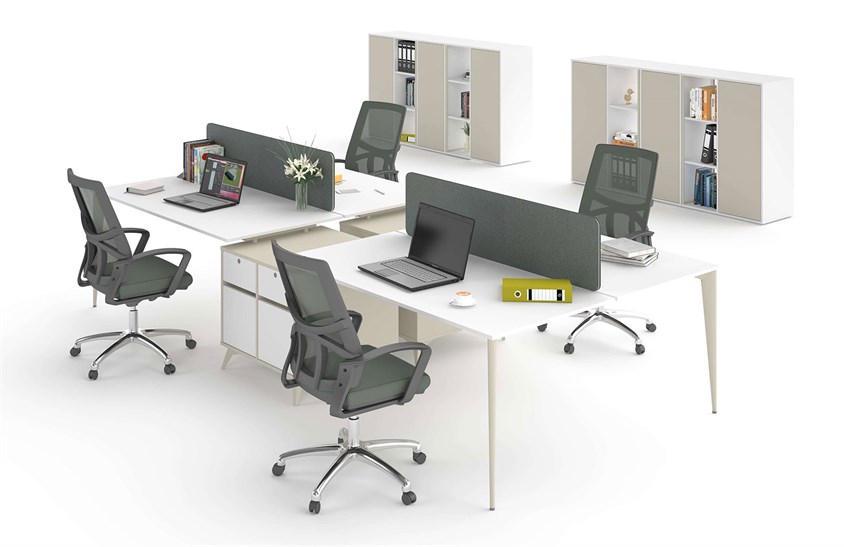 Jacey İş İstasyonu Açık Ofis Mobilyası Takımı Ofis İş İstasyonu