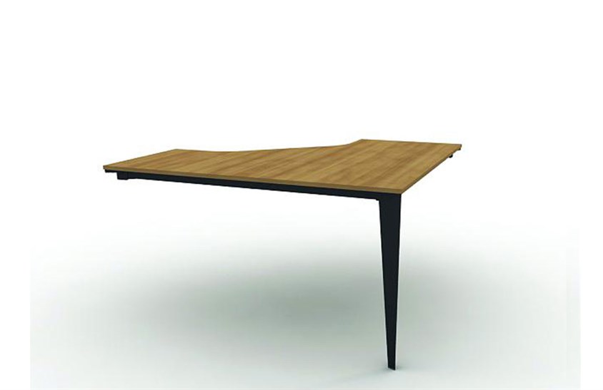 Beta 90 Derece Ofis Masası Tek Ayaklı 140 cm Ofis Masası