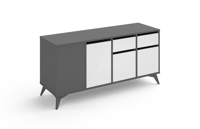 Beta İş İstasyonu Açık Ofis Mobilyası Takımı Kahverengi Ofis İş İstasyonu