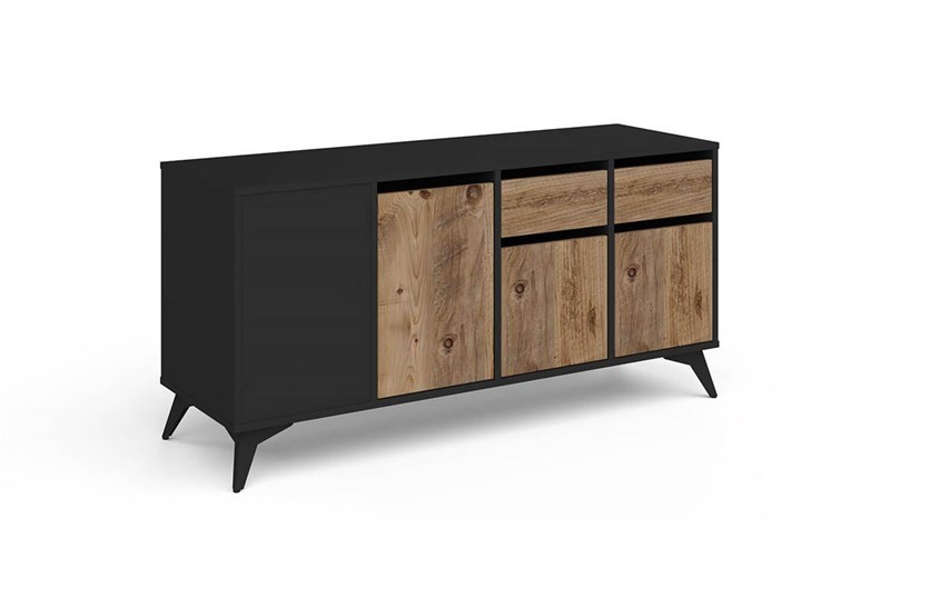 Beta İş İstasyonu Açık Ofis Mobilyası Takımı Siyah Ofis İş İstasyonu