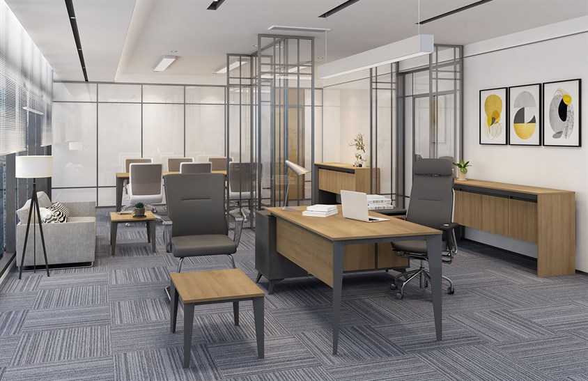 Rinda Etajer Ofis Mobilyası Takımı Ofis Üst Yönetici Grupları