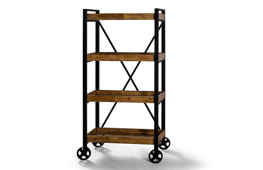 ENGC - Ahşap Seri - 0004 Kitaplık Svr Wood & Loft Kitaplıklar