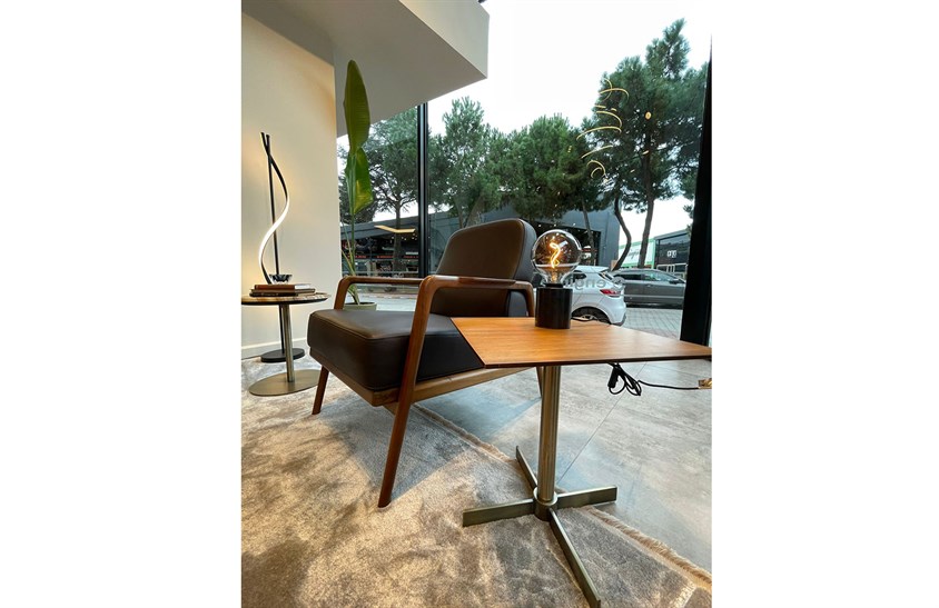 Lisaa Yan Sehpa Ahşap Yan Sehpa