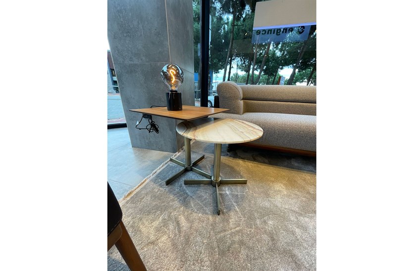 Lisaa Yan Sehpa Ahşap Yan Sehpa