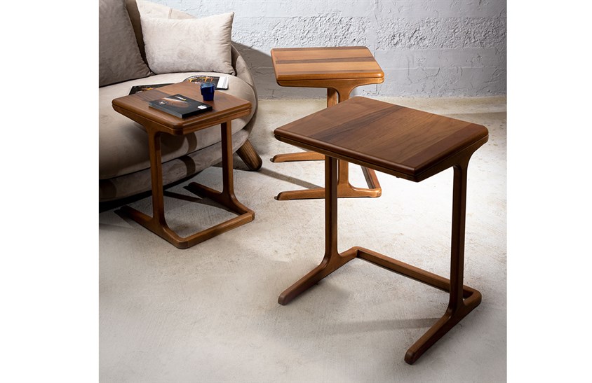 Stranger Yan Sehpa ABD Ceviz Yan Sehpa