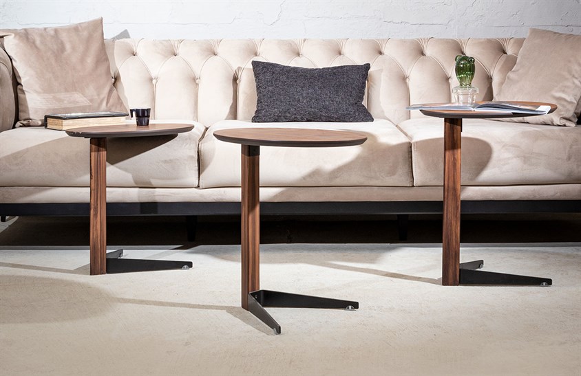 Gervais Servis Sehpası Seti Yan Sehpa