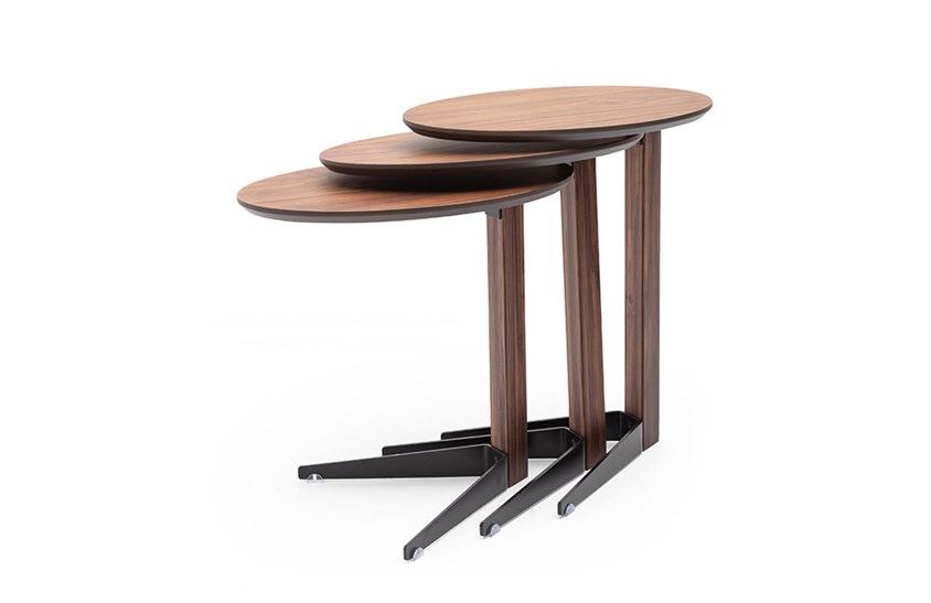 Gervais Servis Sehpası Seti Yan Sehpa