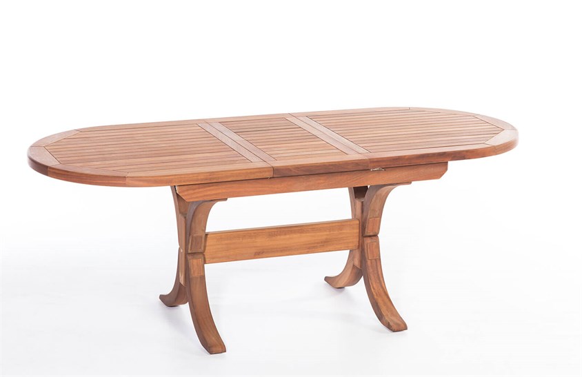 Ahşap Bahçe Masası 170+40 cm ER-1004 İndirimli Mobilya