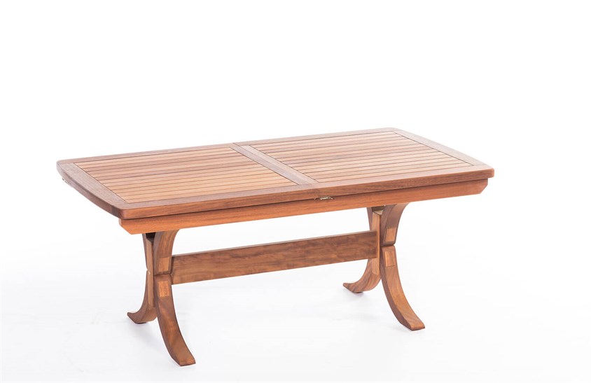 Ahşap Bahçe Masası 200+50 cm ER-1006 İndirimli Mobilya