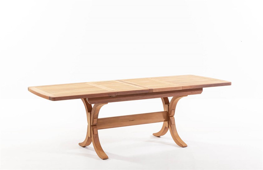 Ahşap Bahçe Masası 160+40+40 cm ER-1007 İndirimli Mobilya