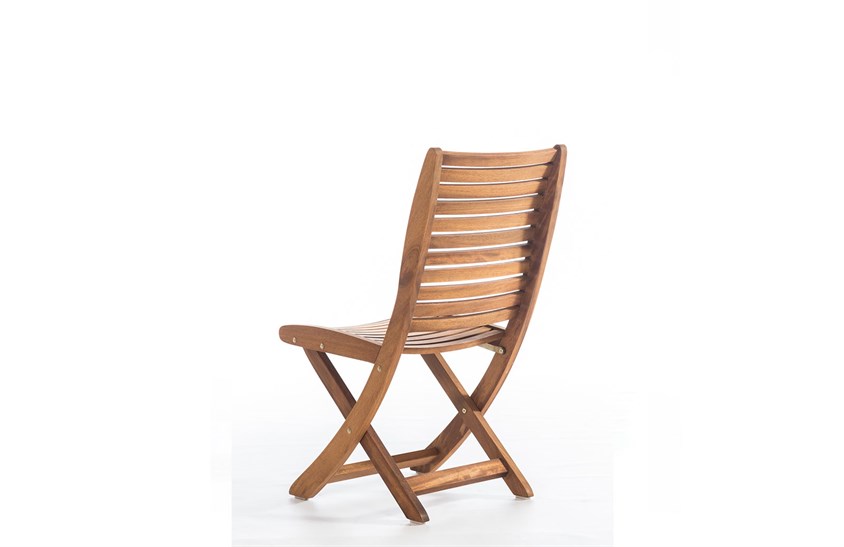 Ahşap Bahçe Sandalyesi Kolsuz 45 cm ER-1031 İndirimli Mobilya
