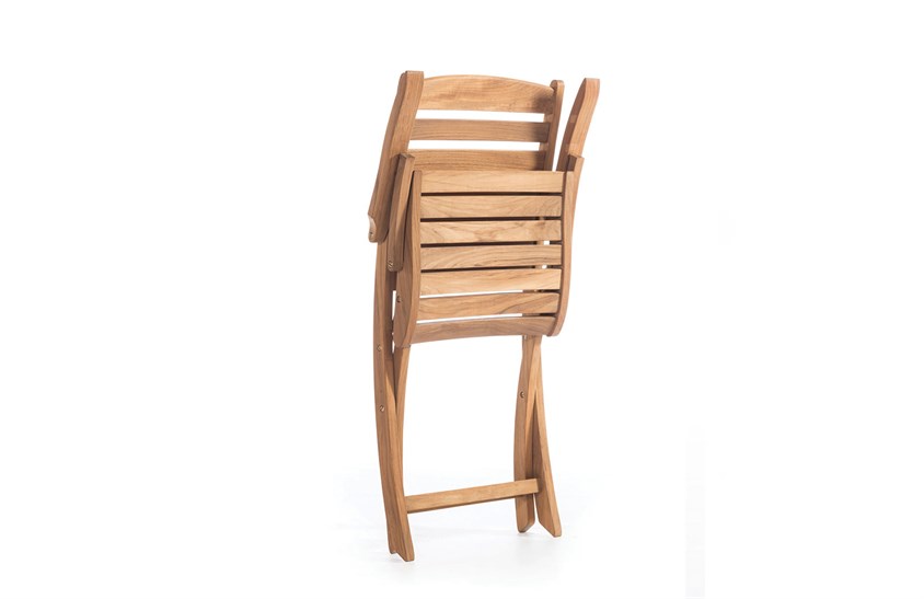 Ahşap Bahçe Sandalyesi Kollu 58 cm ER-1038Bahçe Sandalyesi